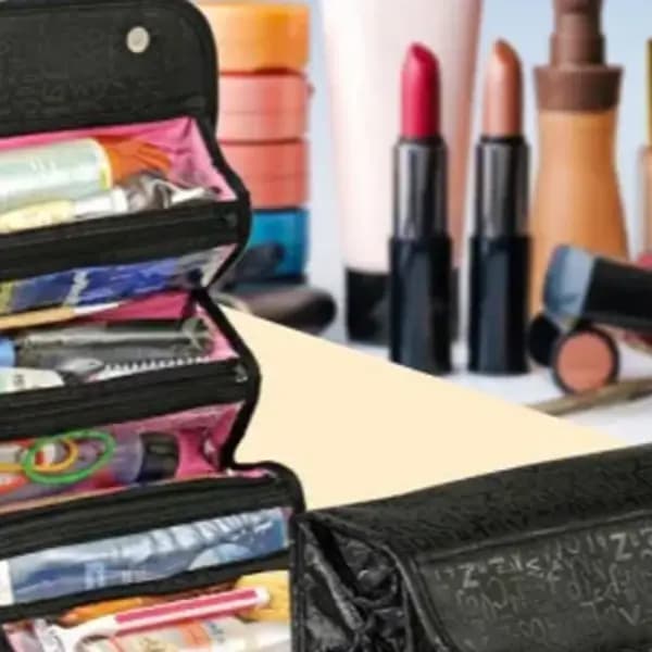 Roll n Go Makeup Organizer & Cosmetic Bag